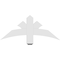 Ekena Millwork Davenport Architectural Grade PVC Gable Bracket, 36"W x 15"H x 2"D x 4"F, 10/12 Pitch GBP036X15X0204DAV00 - alternate 4